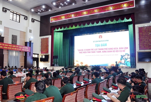 Phát huy vai trò cán bộ, sĩ quan trẻ trong Lực lượng vũ trang TP Hồ Chí Minh